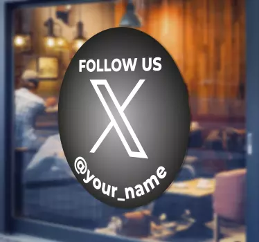 X Ahoj! Jak se máš? XAhoj! Jak se máš? Nálepka na okno - TenStickers