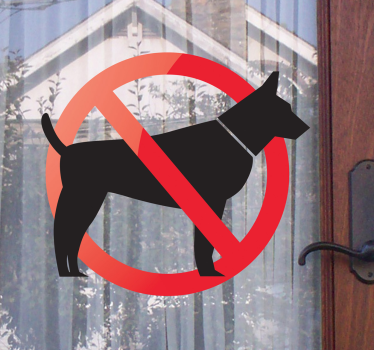 žádné psy nemají povolenou nálepku - TenStickers