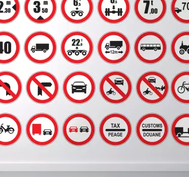 Zakázaná sada samolepek - TenStickers