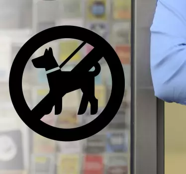 Zakázáno psům podepsat nálepku - TenStickers