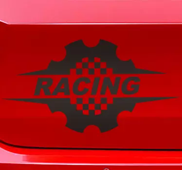 Závodní auto nálepka - TenStickers