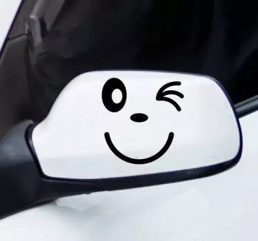Zrcátka mrkání auto nálepka - TenStickers