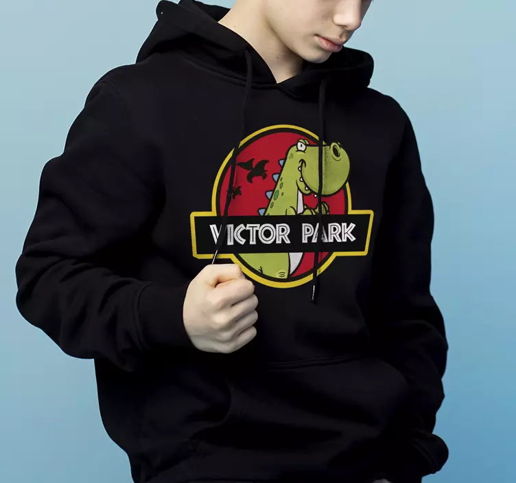 Jurassic park dinosaur děti tričko s názvem - TenStickers