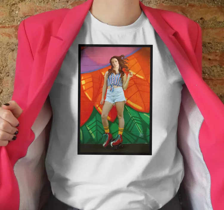 Line roller venus vlastní tričko - TenStickers