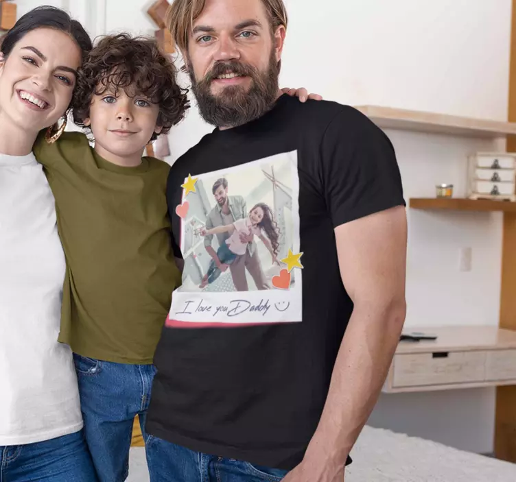 Miluji tě taťka den otců tričko - TenStickers