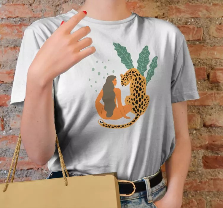 Módní dámské a leopardí tričko na míru - TenStickers