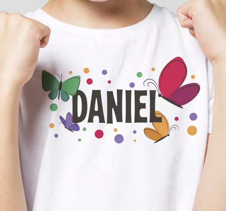 Motýli létající pro děti tričko - TenStickers