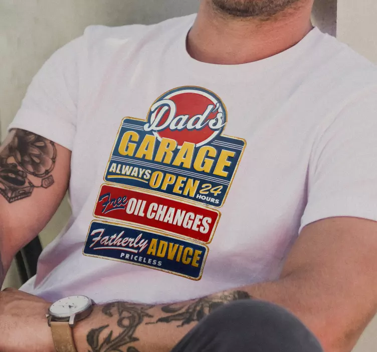 Retro billboard tričko na zakázku - TenStickers