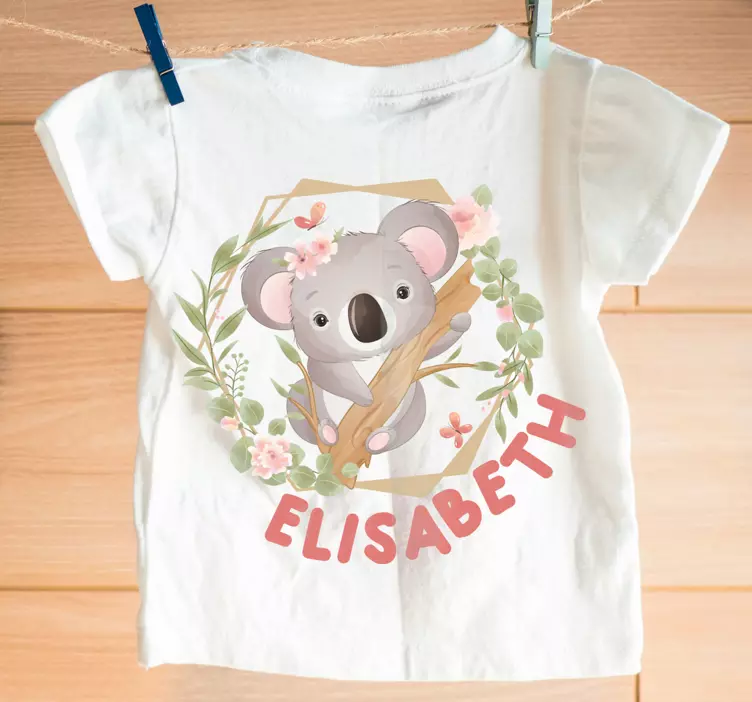 Roztomilá zvířátka koala s názvem baby shirt - TenStickers