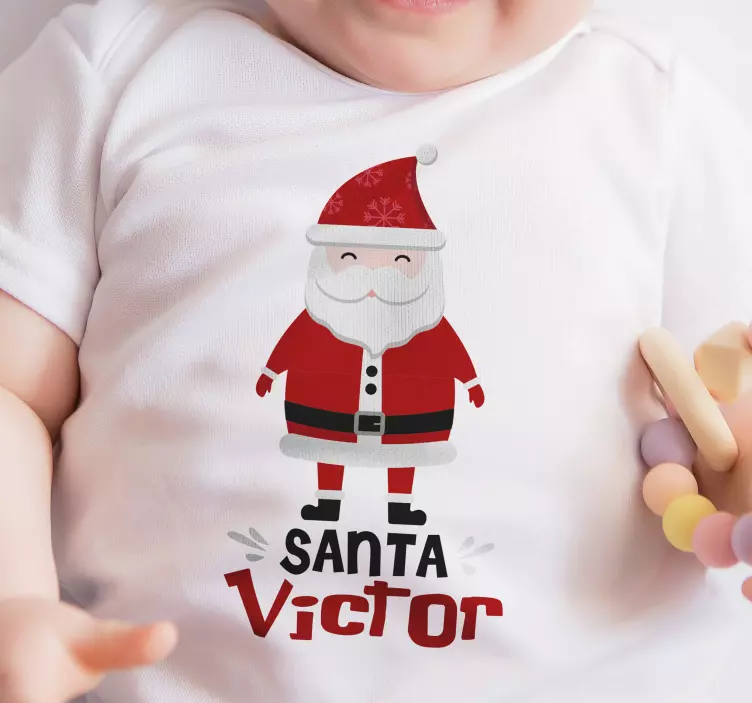 Santa claus a hohoho vánoční košile - TenStickers