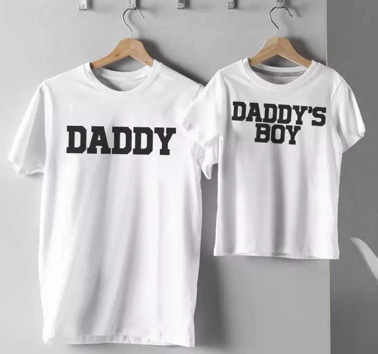 Triko pro otce a syna pro tatínka a tatínka - TenStickers