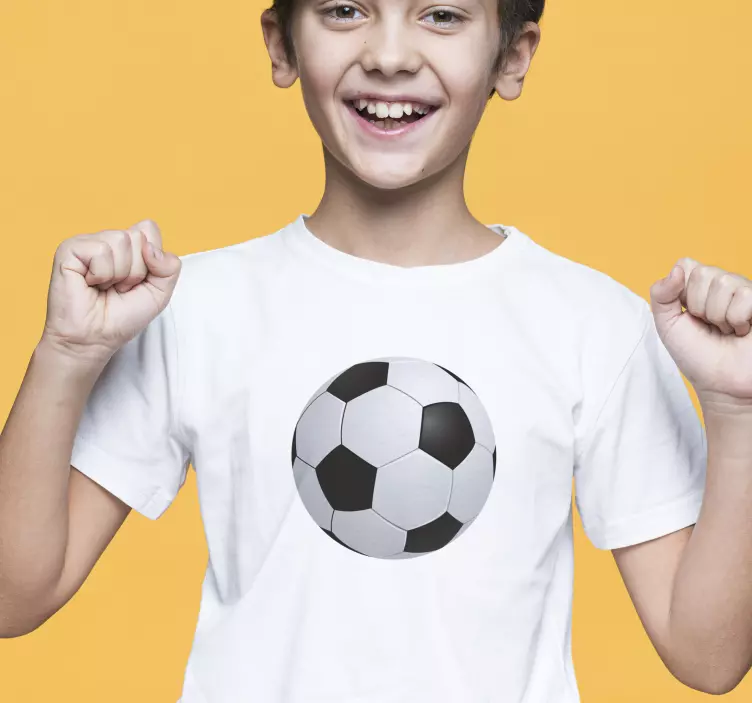 Tričko s vlastním fotbalovým balónem - TenStickers