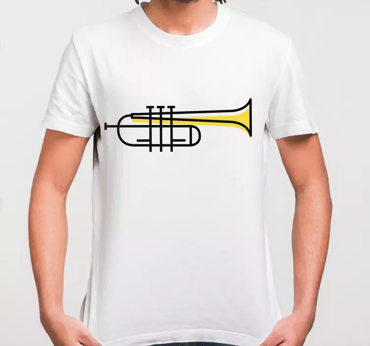 Trubka lineart roztomilý design vlastní tričko - TenStickers