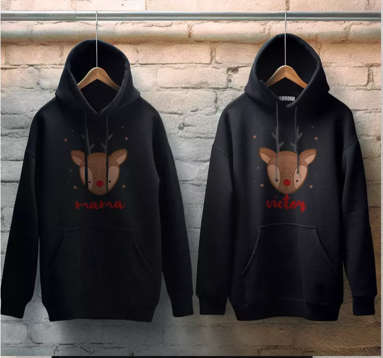 Vlastní vánoční sobiVánoce jsou časem pro sdílení a radosti, a co - TenStickers