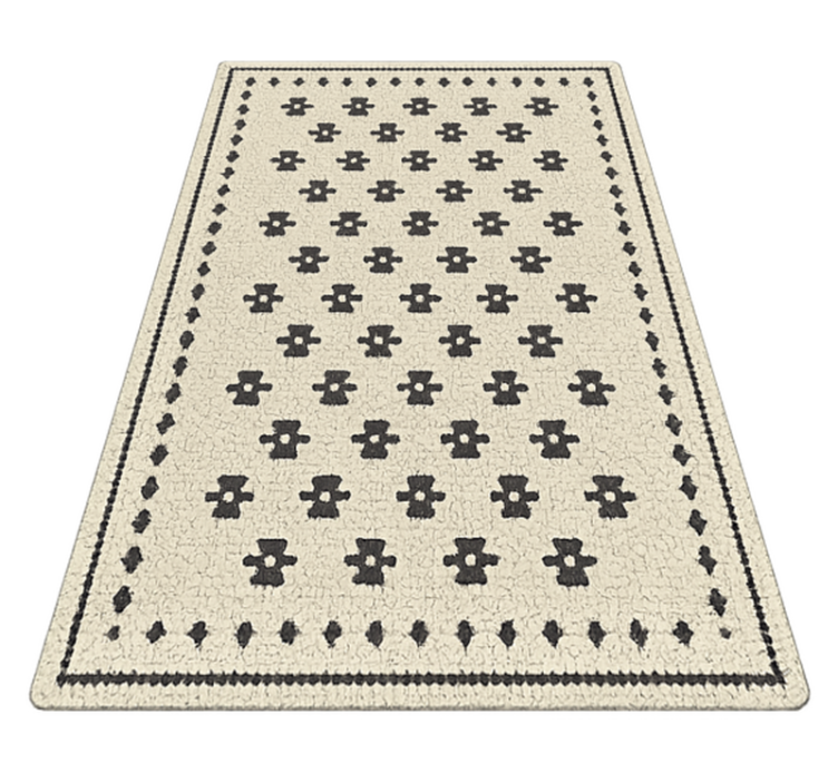 Květinová mozaika Vinylový koberec obývací pokoj - TenStickers