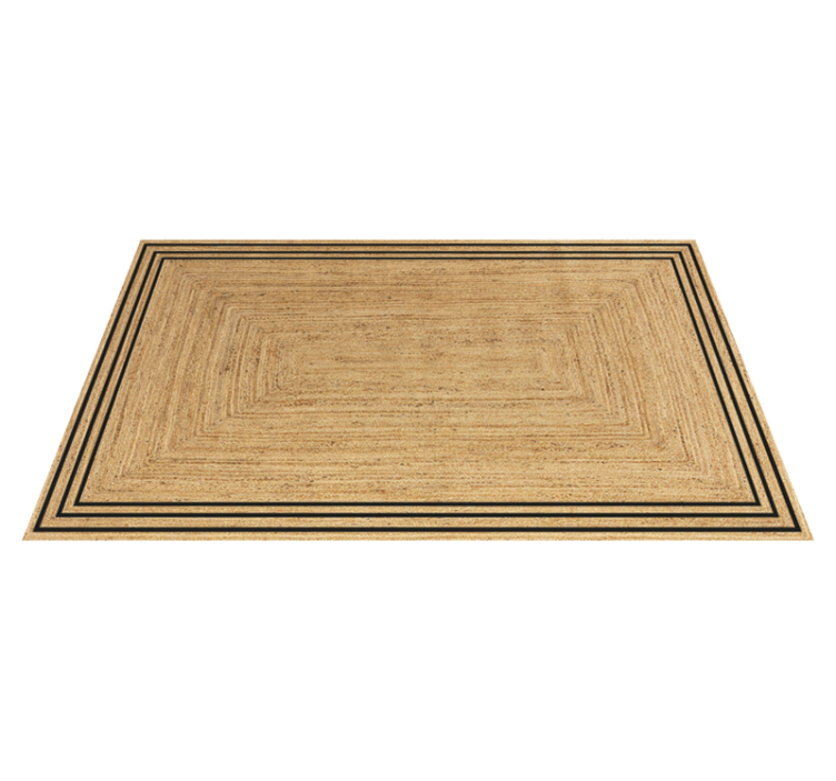 Kuchyňský vinylový koberec s texturou přírodního juty - TenStickers