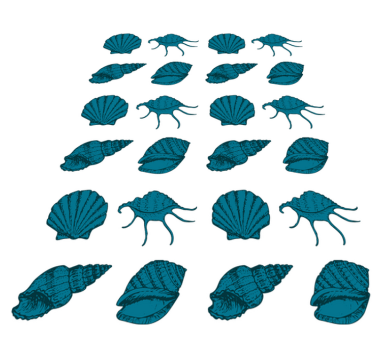 Zvířecí vinylový koberec mořské zvířátka - TenStickers