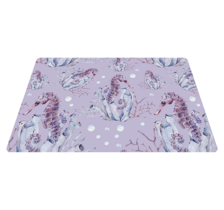 Zvířecí vinylový koberec s mořským koníkem - TenStickers