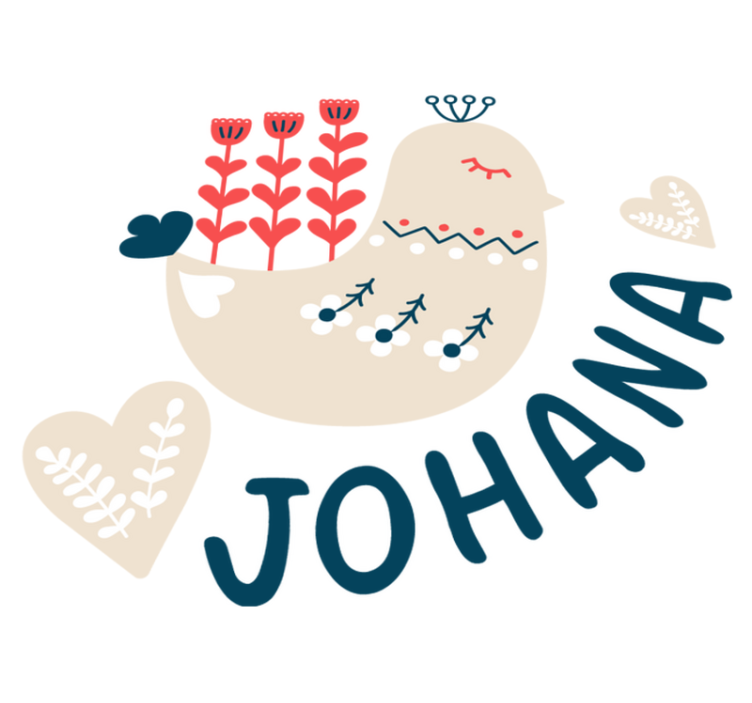 Zvířecí vinylový koberec se severským ptákem na míru - TenStickers