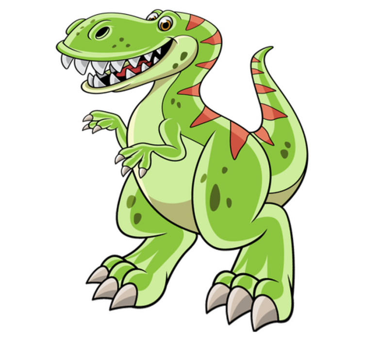 Zvířecí vinylový koberec s kresleným t. rexem - TenStickers