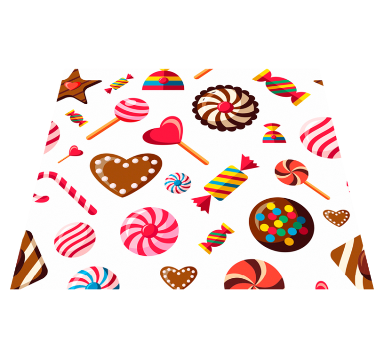 Kuchyňský vinylový koberec sladká mozaika - TenStickers