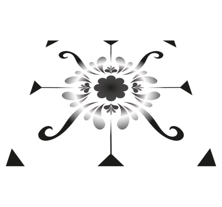 Koupelnový vinylový koberec s dlaždicovým vzorem - TenStickers