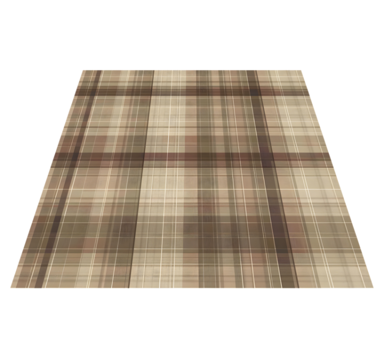 Geometrický vinylový koberec s textilním efektem - TenStickers