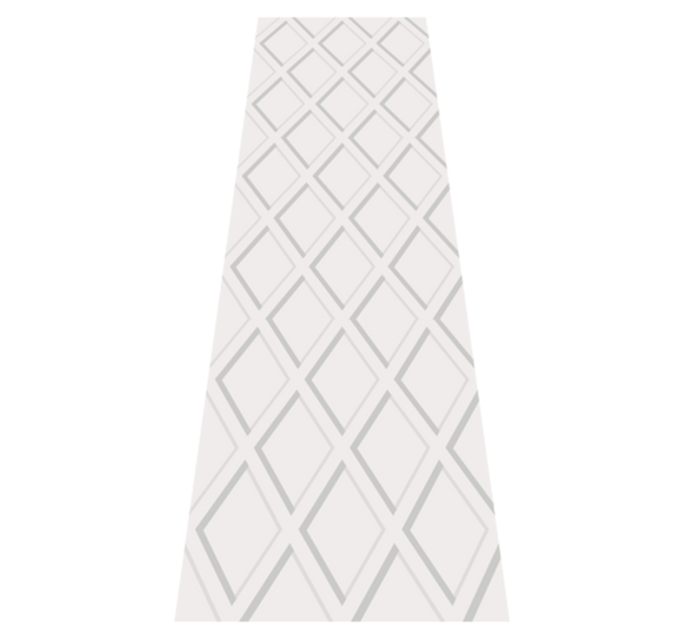 Geometrický vinylový koberec 3d kosočtvercový vzor hamptons - TenStickers