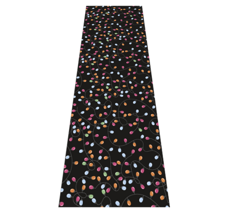 Vinylový koberec vánoce Šťastné světla dekorace - TenStickers