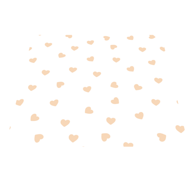 Vinylový koberec do ložnice malá srdíčka - TenStickers