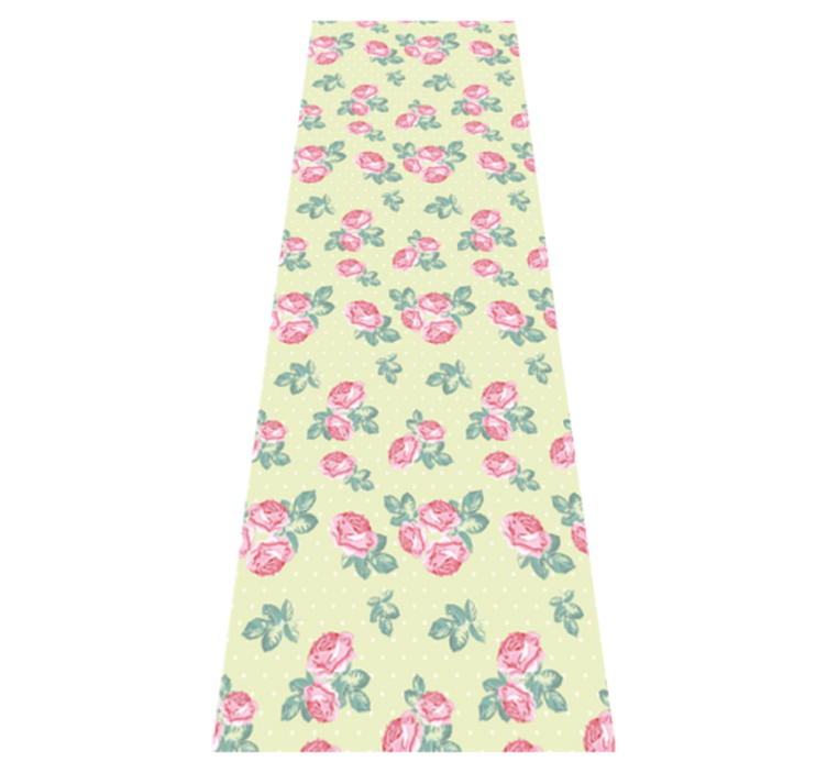 Vinylový koberec do ložnice v shabby chic stylu s puntíky - TenStickers