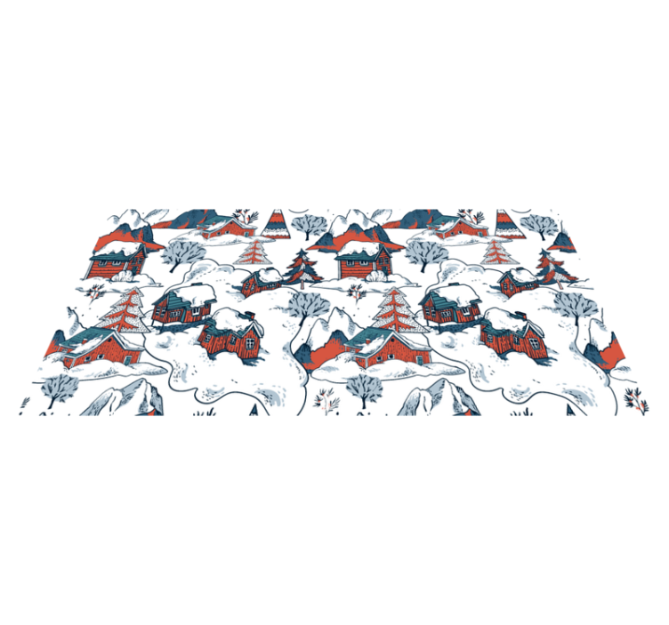 Přírodní vinylový koberec polské hory - TenStickers