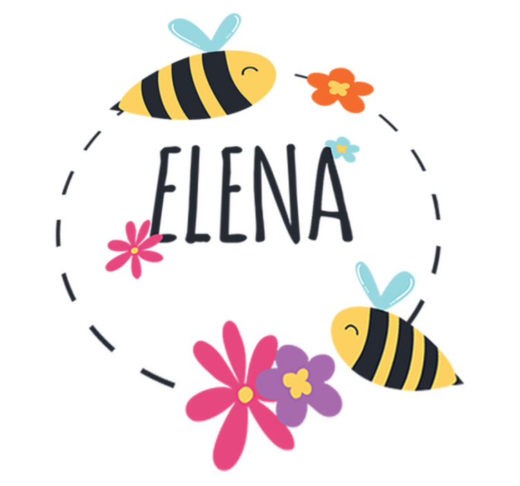 Vinylový koberec pro děti s jarním jménem - TenStickers