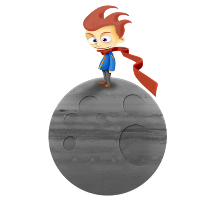 Vinylový koberec pro děti s přenosným samolepkou - TenStickers