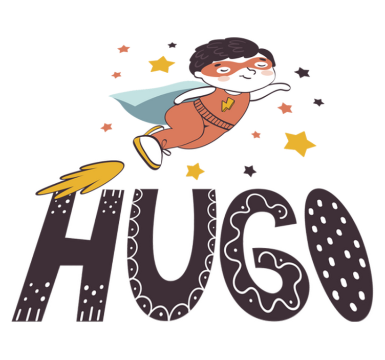 Vinylový koberec pro děti s personalizovaným jménem - TenStickers