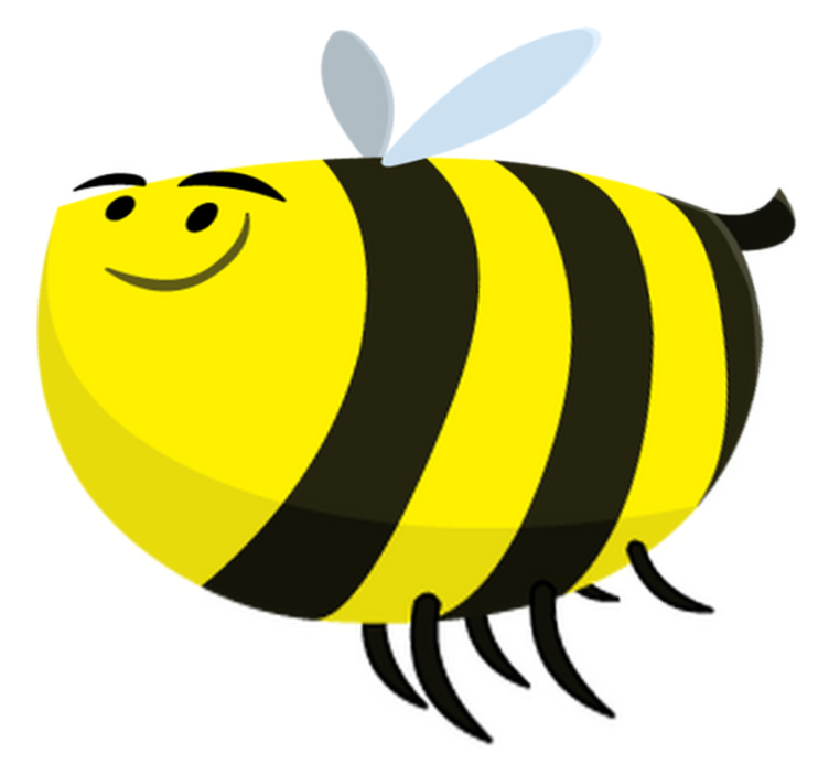 Vinylový koberec pro děti veselá včelka - TenStickers