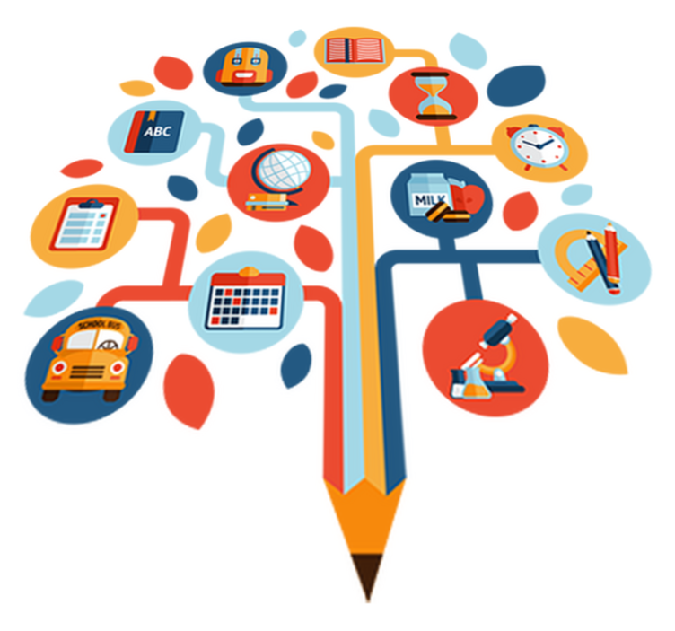 Vinylový koberec pro děti vědecký strom - TenStickers