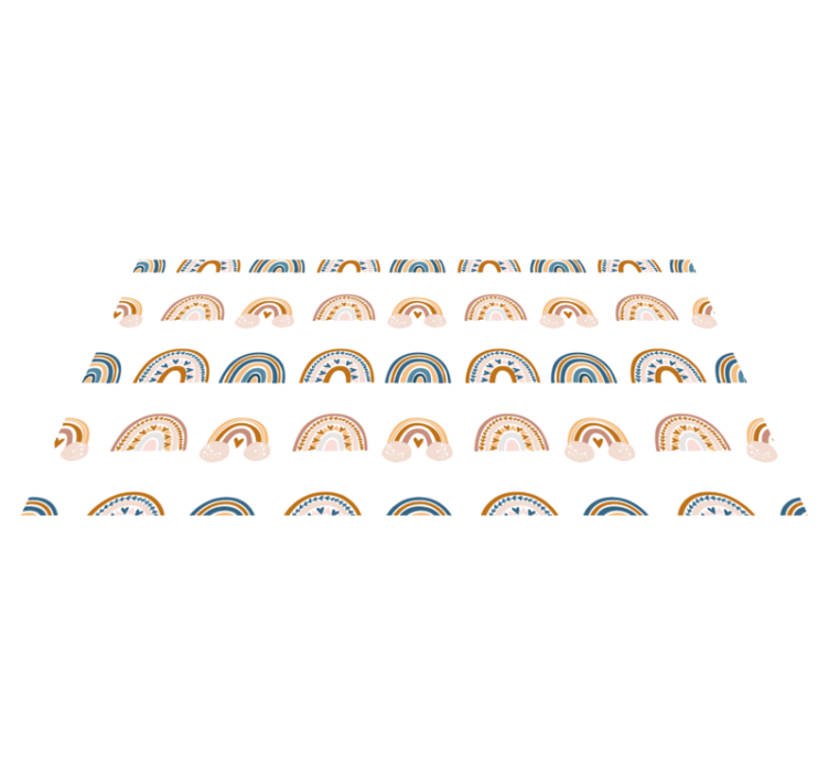 Vinylový koberec pro děti s podzimní duhou - TenStickers