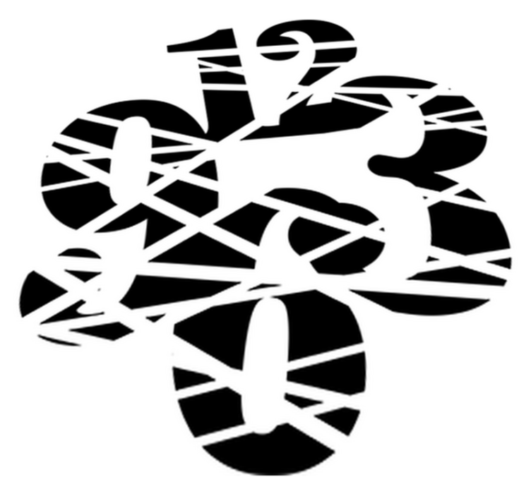 Vinylový koberec do ložnice s řezaným vzorem - TenStickers