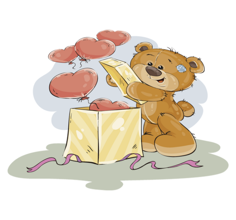 Vinylový koberec pro děti v lásce - TenStickers