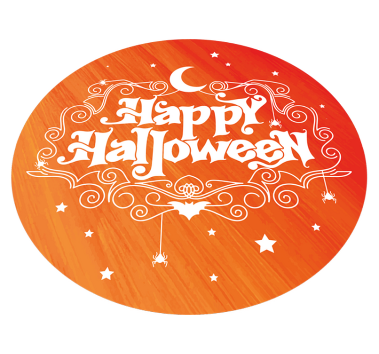 šťastný halloween vstupní hala vinyl koberec - TenStickers