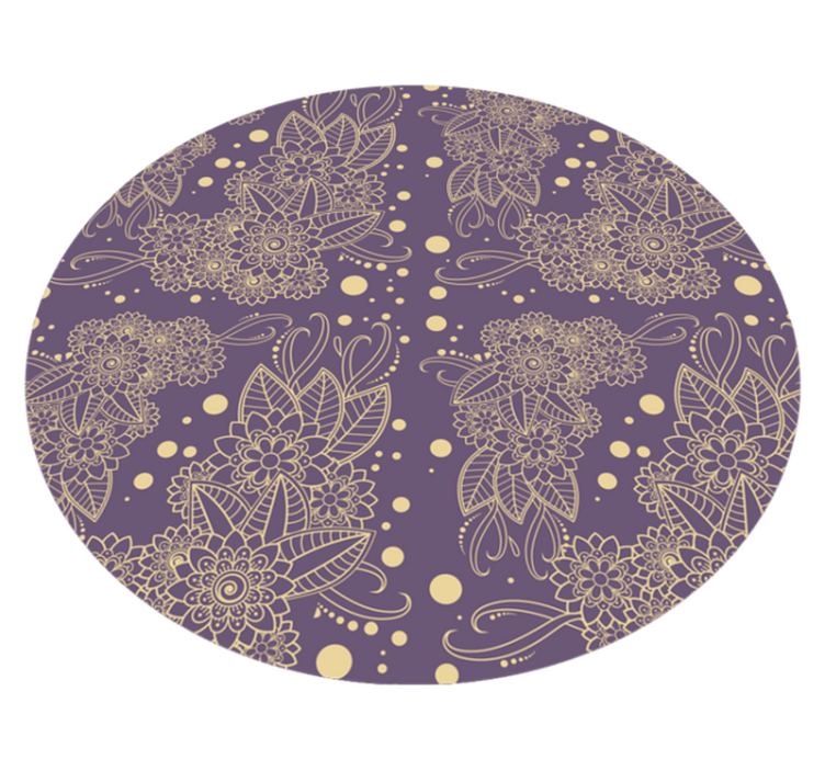 Elegance s motivem mandaly Mandala vinylový koberec - TenStickers
