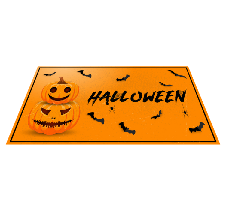 Halloween dýně bat halloween koberečky - TenStickers