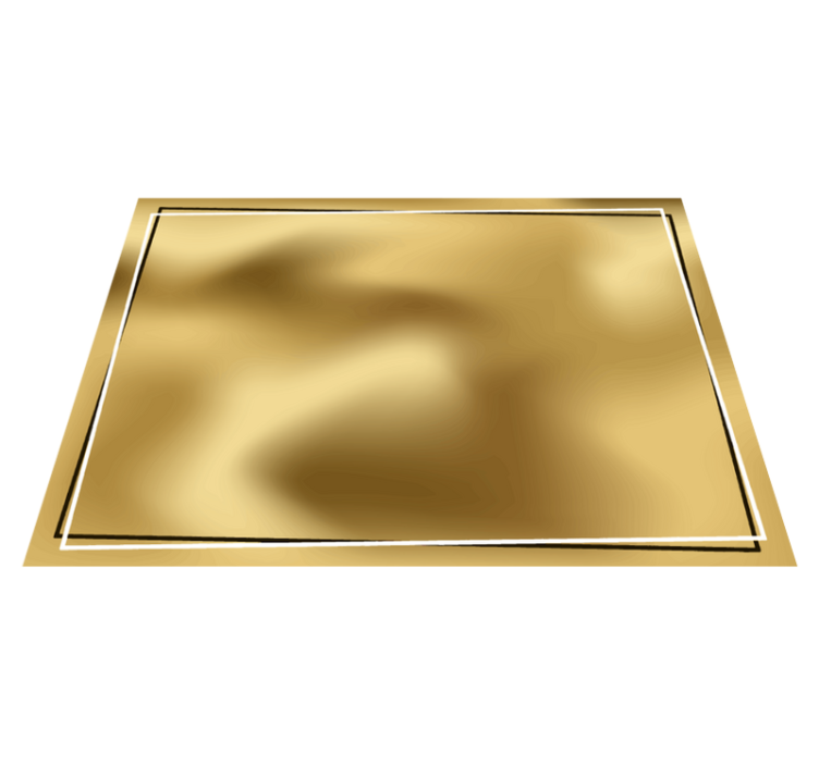 Kovový lesk Minimalistický vinylový koberec - TenStickers