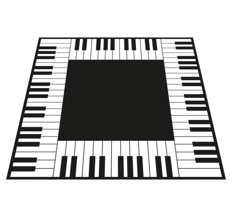 Vinylový koberec kuchyňské piano moderní koberec - TenStickers