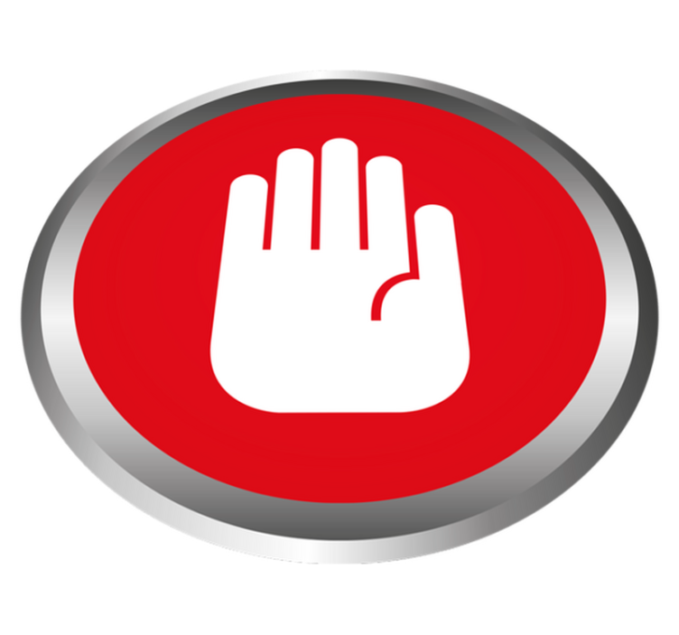 Dekorace stop signálu Mramorový vinylový koberec - TenStickers