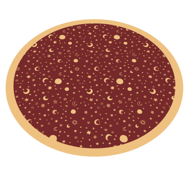 Praný červený koberec dětských hvězd - TenStickers