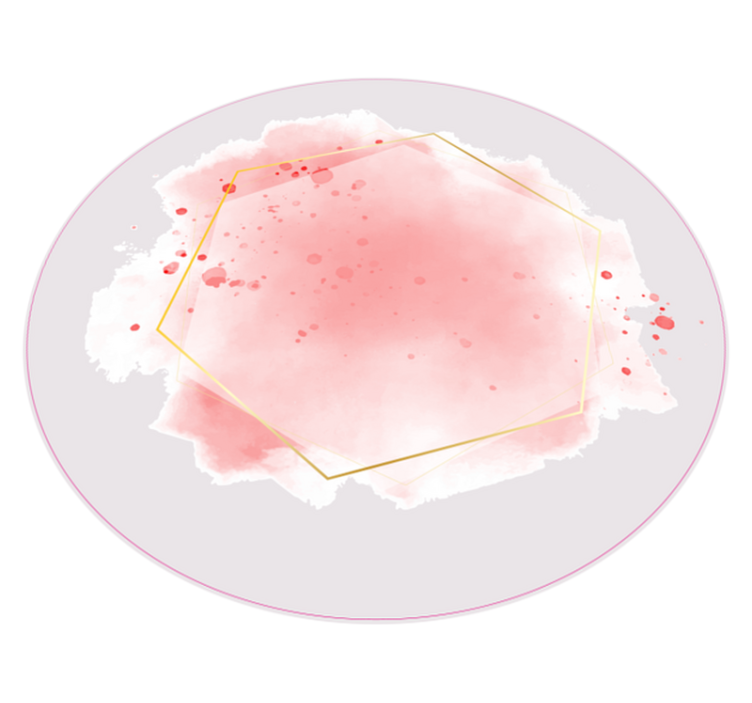 Abstraktní akvarel Minimalistický vinylový koberec - TenStickers