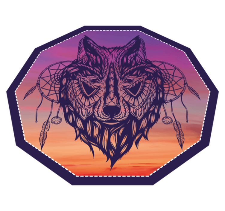 Koberec do ložnice galaxy dreamcatcher - TenStickers