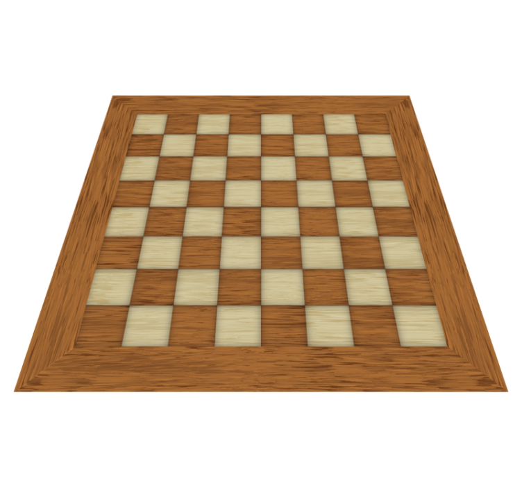 šachovnice Koupelnový vinylový koberec - TenStickers